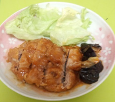 鶏肉の甘酢あんがけ