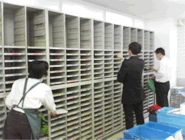 メールの仕分け風景