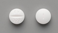 ユリス錠1mg 外形（表面、裏面）