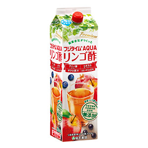 ニュース「製薬会社がつくるリンゴ酢飲料「フジタイム」4/1(木)に